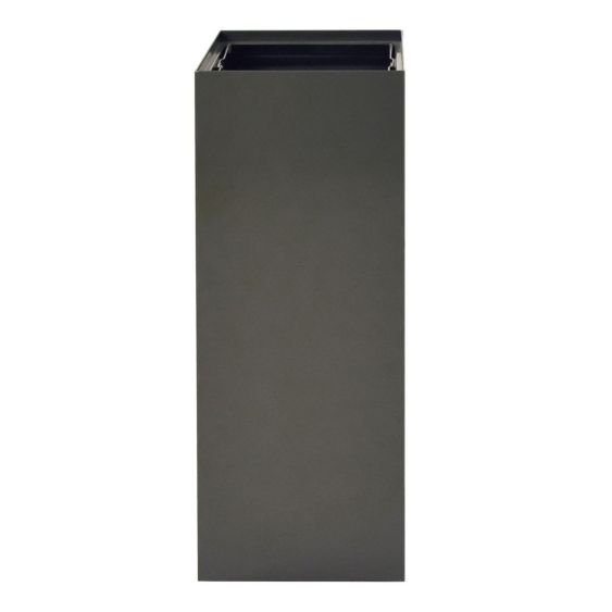 Afvalbak modulair V-part 60 liter donkergrijs