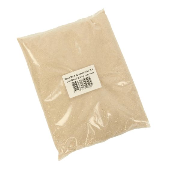 Doofzand met kalk voor asbakken