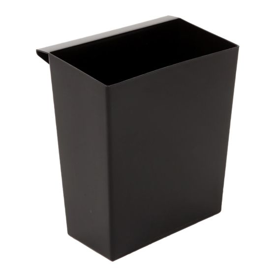 Inzetbakje voor Vierkant Tapse Papierbak Zwart