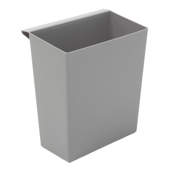 Inzetbakje voor Vierkant Tapse Papierbak Grijs