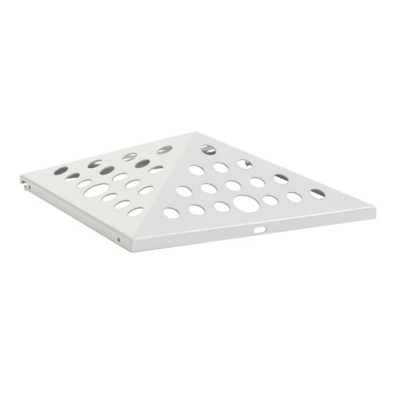 Top Piramide As-papierbak Gepoedercoat Staal - Open