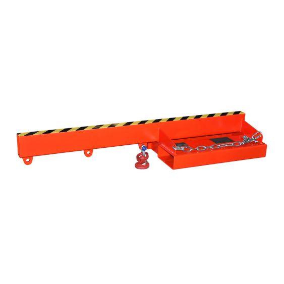Kraanarm voor Heftruck Bauer Rood 1550 mm 2500 kg