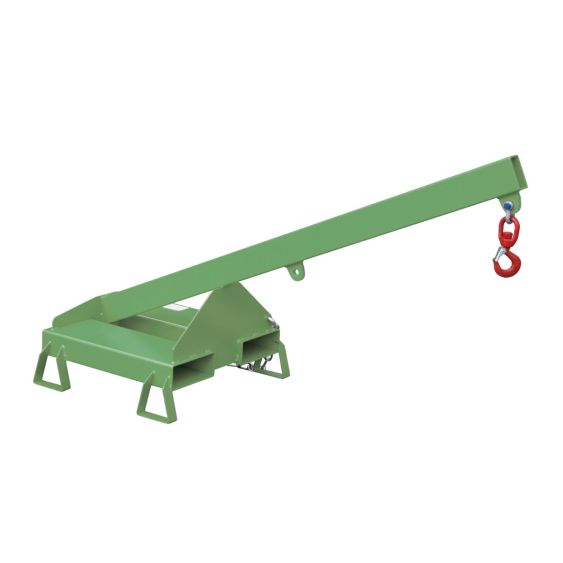 Kraanarm 25° voor Heftruck Bauer Groen 1600 mm 1000 kg