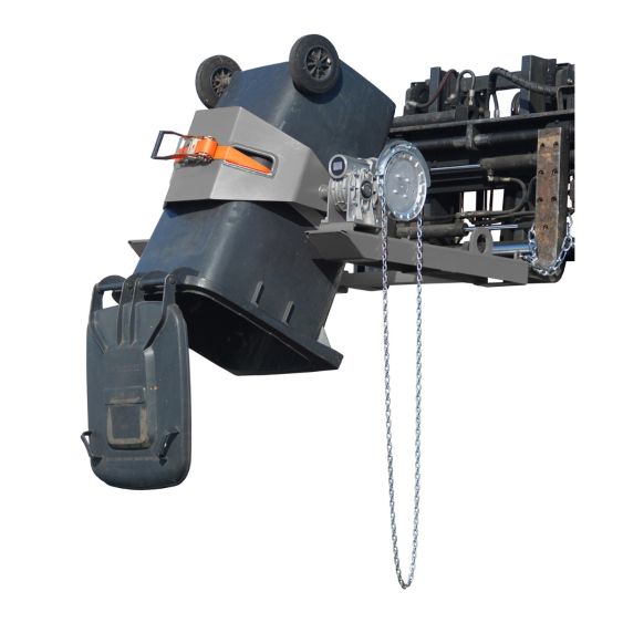 Vatenkantelaar Kettinglier voor Heftruck Bauer 300 kg