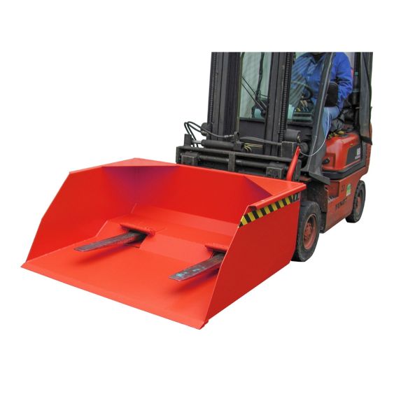 Schepbak voor Heftruck Bauer BSM Rood 1000 Liter