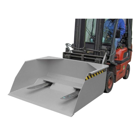 Schepbak voor Heftruck Bauer BSM Grijs 1000 Liter