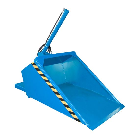 Schepbak voor Heftruck Hydraulisch Bauer Blauw 500 Liter