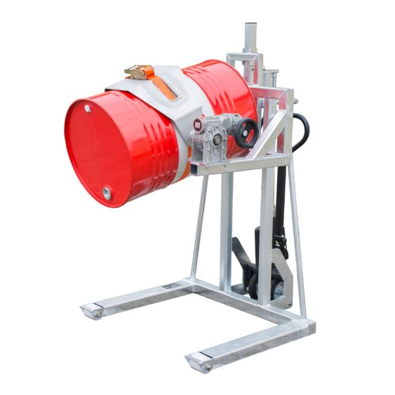 Vatenkantelaar Bauer 60 - 220 Liter Vaten Verzinkt 300 kg