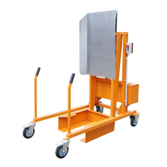 Afvalcontainer Kantelaar Elektrisch Bauer 12V Oranje