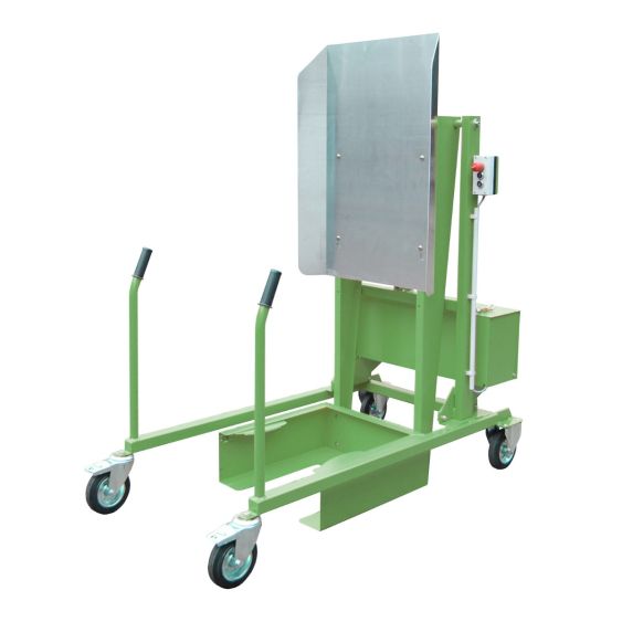 Afvalcontainer Kantelaar Elektrisch Bauer 12V Groen