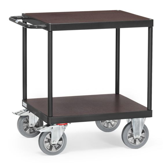 Tafelwagen Zware Lasten 1200 Kg 700x700 mm 2 Etages Grijs