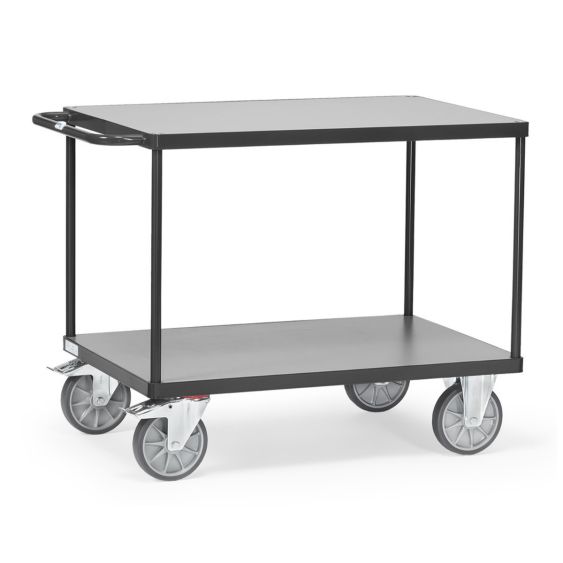 Tafelwagen 600 Kg 1000x600 mm 2 Etages Grijs