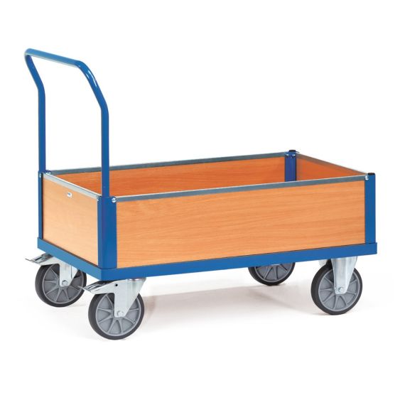 Plateauwagen met 4 Wanden 600 Kg 1000x540 mm