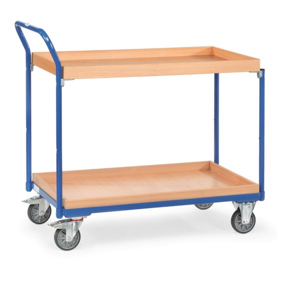 Tafelwagen 300 Kg 810x470 mm 2 Houten Bakken