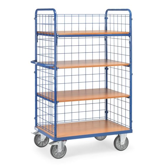 Etagewagen 600 Kg 1000x600 mm 3 Gaaswanden 4 Etages