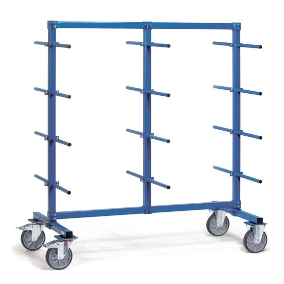 Draagarmwagen 500 Kg 1200x800 mm Dubbelzijdig 24 Armen