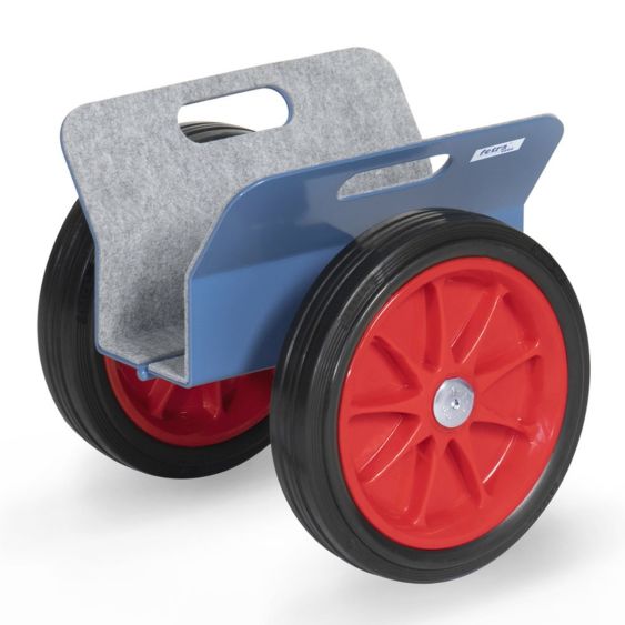 Platenroller 250 Kg 300x95 mm Massief Rubberen Wielen