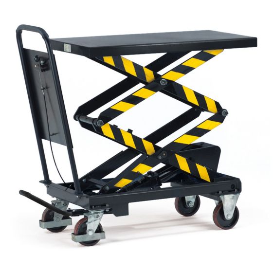 Heftafel met Voetbediening 500 Kg 1010x520 mm H1575 mm