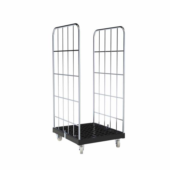 Rolcontainer 1460 Kunststof 2-zijdig zwart