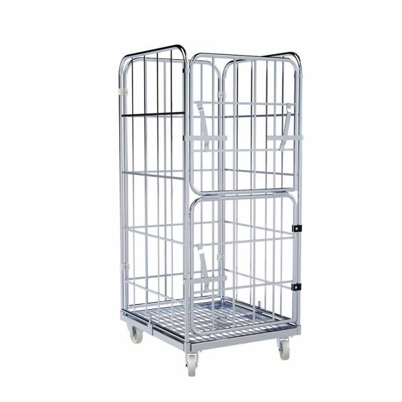 Rolcontainer 1460 metaal 4 Half Klapbaar