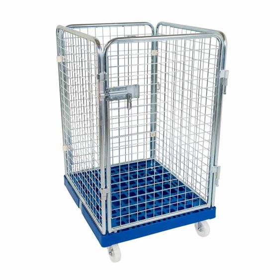 Rolcontainer ADB 1020 Kunststof 4-zijdig met Deur