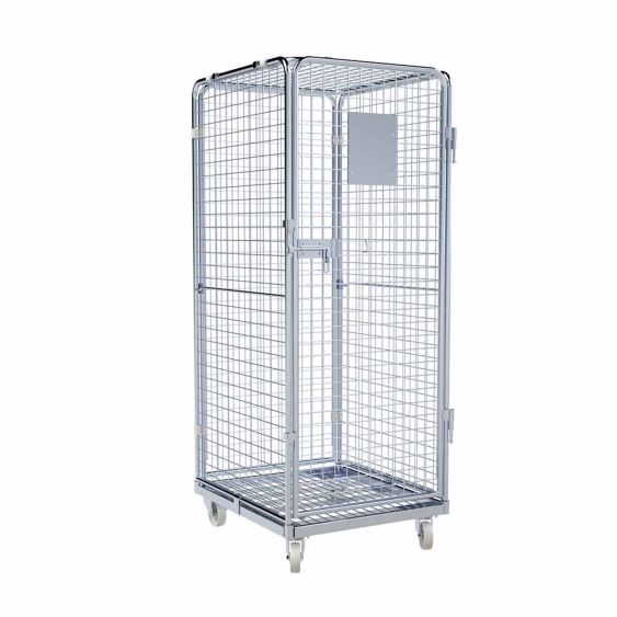 Rolcontainer ADB 1600 metaal 5-zijdig met Deur