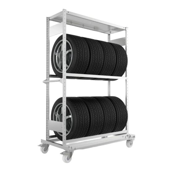 Bandenwagen Verzinkt 1850x1300x400 mm 300 kg