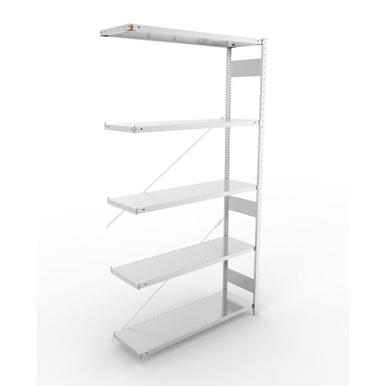 Legbordstelling META 230 kg Aanbouwsectie 250x130x40 cm - 4