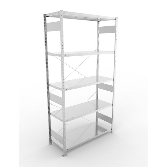 Legbordstelling META 230 kg Basissectie 250x130x50 cm - 4