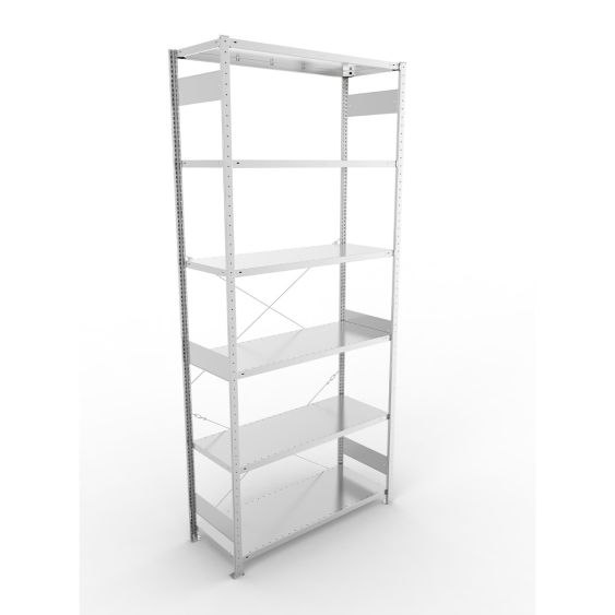 Legbordstelling META 230 kg Basissectie 300x130x50 cm - 4