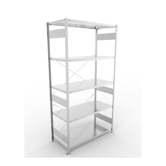 Legbordstelling META 230 kg Basissectie 250x130x60 cm - 4