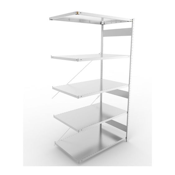 Legbordstelling META 230 kg Aanbouwsectie 250x130x80 cm - 4