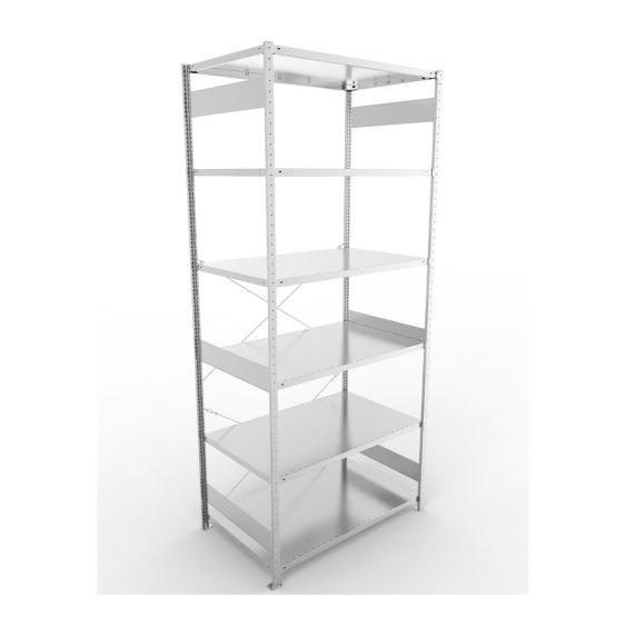 Legbordstelling META 230 kg Basissectie  300x130x80 cm - 4