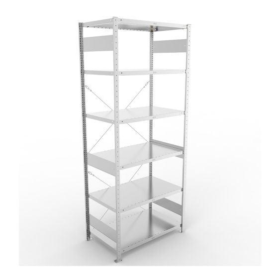 Legbordstelling META 230 kg Basissectie 250x100x60 cm - 4