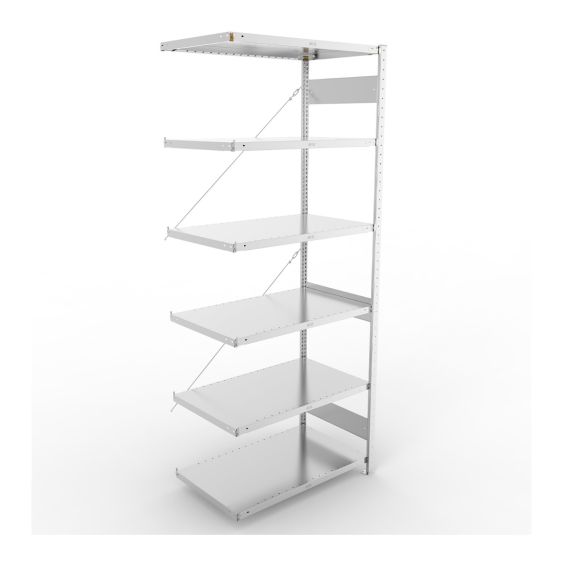 Legbordstelling META 230 kg Aanbouwsectie 250x100x60 cm - 4