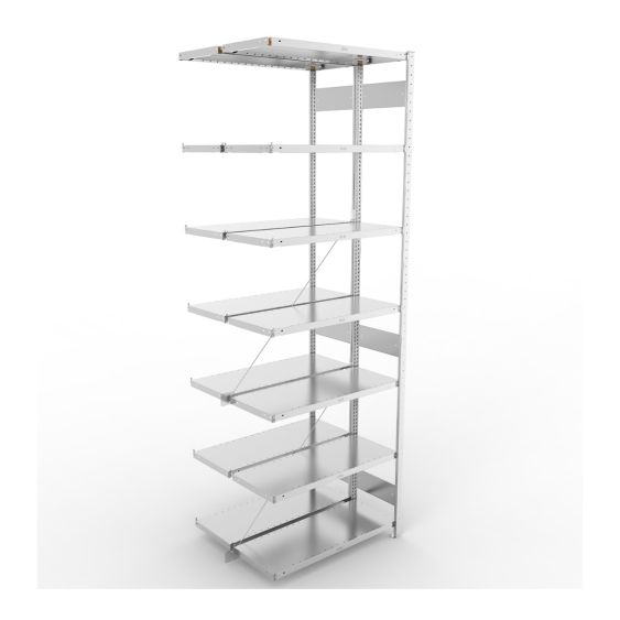 Legbordstelling Dubbel META 230 kg Aanbouwsectie 300x100x40 cm - 4