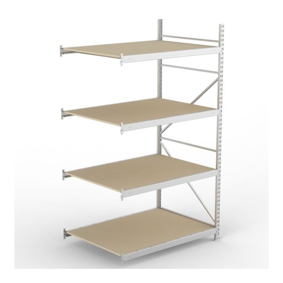 Grootvakstelling META 600 kg Aanbouw 250x140x105 cm Hout