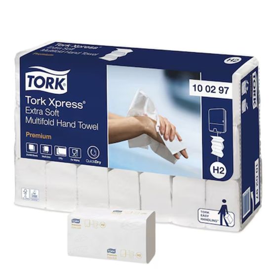 Tork Xpress extra zacht Multifold Handdoeken Wit H2 - 21 stuks