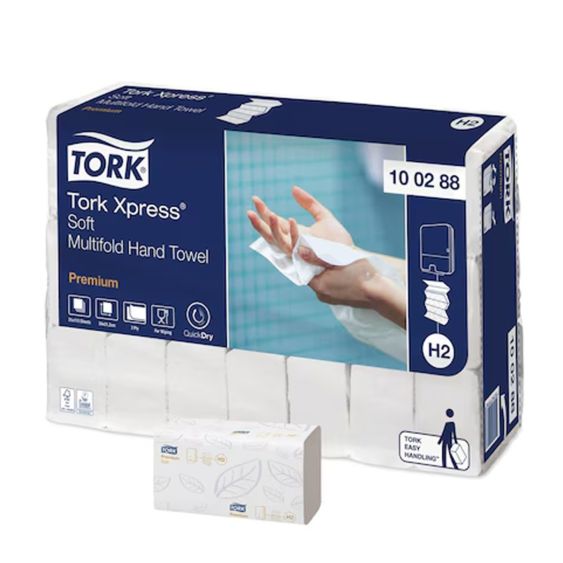 Tork Xpress zachte Multifold Handdoeken Wit H2 - 21 stuks