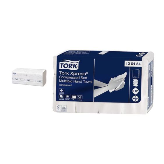 Tork Xpress Gecomprimeerde zachte Multifold Handdoek H2- 12 stuks