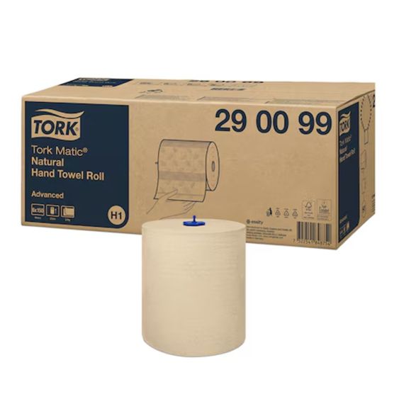 Tork Matic Papieren Handdoekrol Naturel H1 - 6 rollen