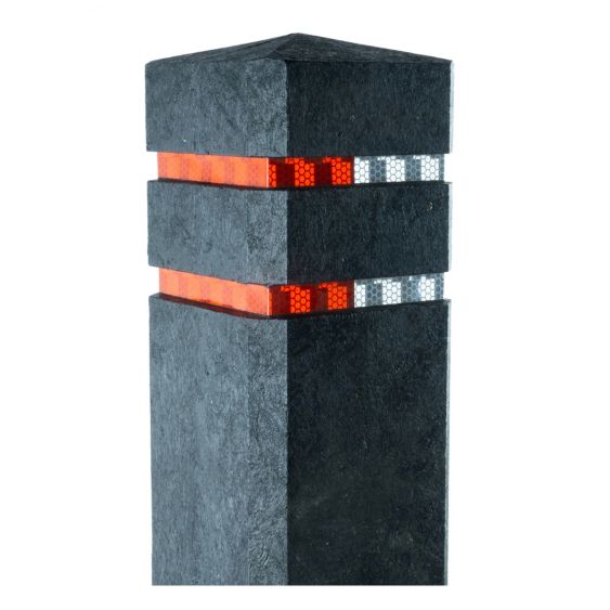 Diamantkoppaal Gerecycled Kunststof 15x15x140 cm