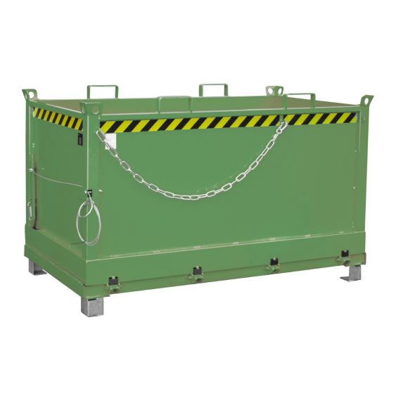 Bodemklepcontainer Bauer Groen 1500 Liter