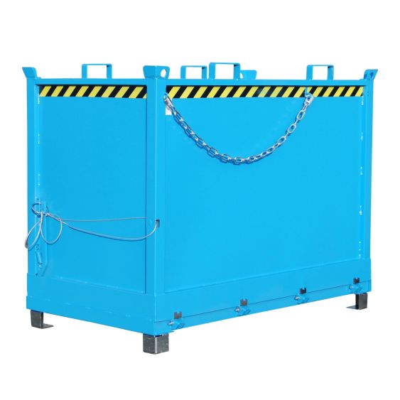 Bodemklepcontainer Bauer Blauw 2000 Liter