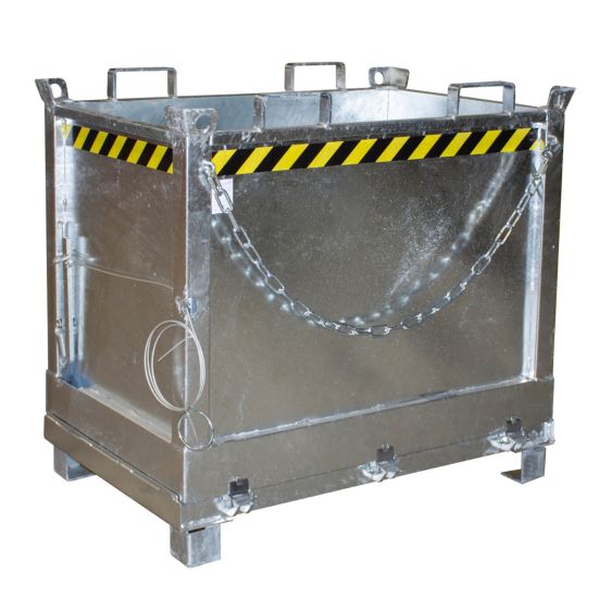 Bodemklepcontainer Bauer Verzinkt 750 Liter