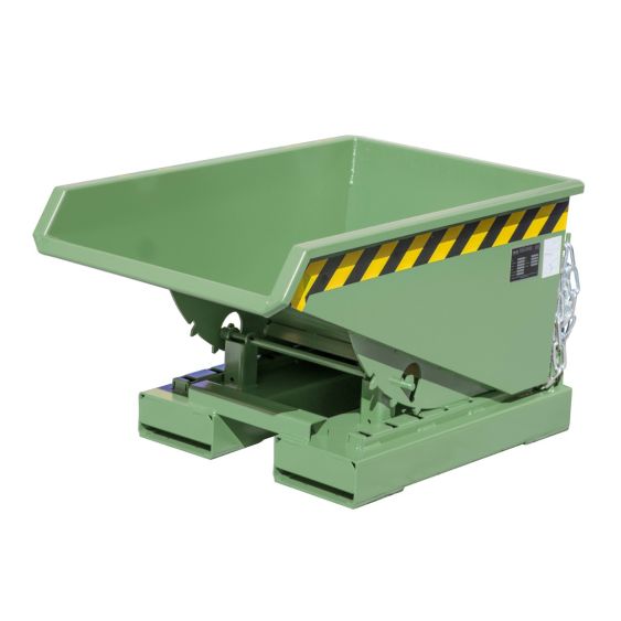 Kantelbak Bauer Gelakt Staal Groen 150 Liter