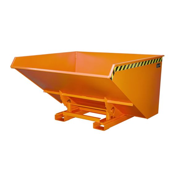 Kantelbak Bauer Gelakt Staal Oranje 2100 Liter