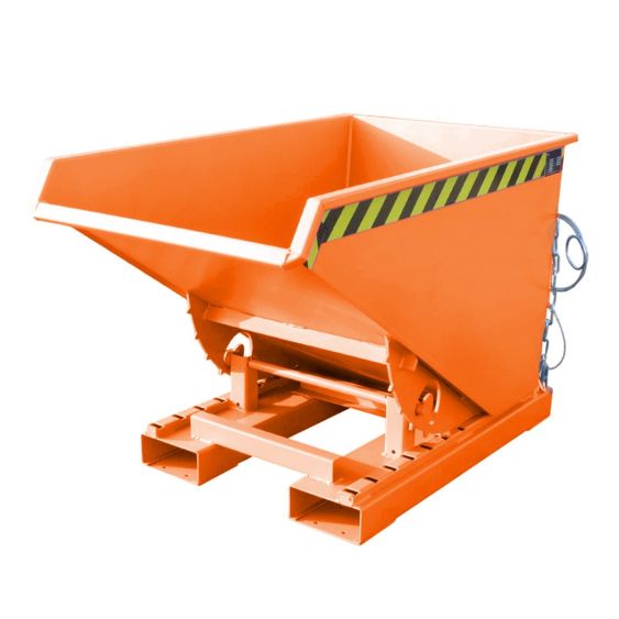 Kantelbak Bauer Gelakt Staal Oranje 300 Liter