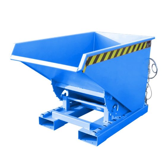 Kantelbak Bauer Gelakt Staal Blauw 300 Liter