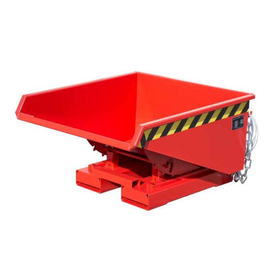 Kantelbak Bauer Gelakt Staal Rood 225 Liter